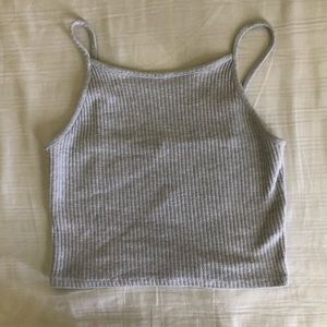 brandy melville heather grey joanne tank